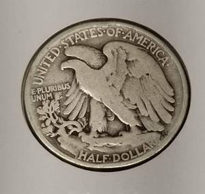 1918 US WALKING LIBERTY HALF DOLLAR