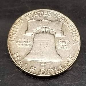 1958-D FRANKLIN HALF DOLLAR