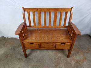 Halway Bench with Drawers