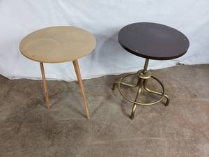 2 Round Top Tables