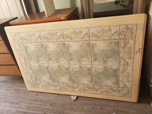 Heavy Tile Covered Table