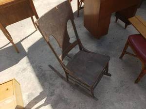 Vintage Wooden Rocking Chair
