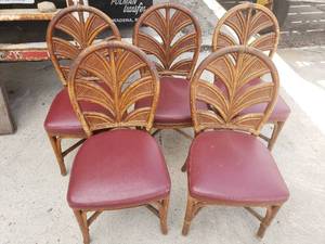 5 Vintage Unique Wooden Chairs