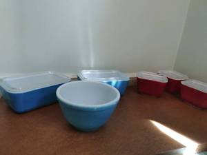 Collection Of Vintage Pyrex Dishes
