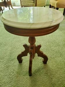 Marble Top Plantstand