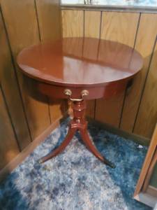 Round End Table
