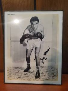 Framed And Autographed Joey Maxum Photo