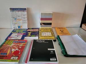 lot 39 image: Nine Math, Etc. Educational Items