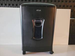 lot 48 image: Black Ativa Paper Shredder On Casters
