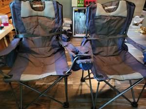 lot 71 image: Two Gander Mountain Foldup Camping Chairs