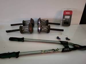 lot 85 image: Miscellaneous Items--Four Outdoors Pathway Solar Lights, ETC