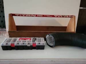 lot 90 image: Insulated Hose-Titan Pro Tool Chest-Container For Fishing Lures, Bobbers, Fishhooks, Etc.