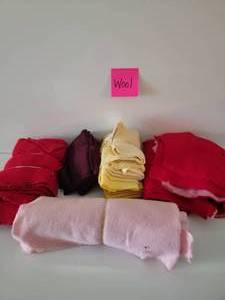 lot 120 image: Wool Material Pieces--Ready To Cut