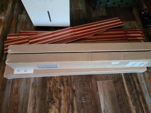 lot 124 image: glue on boards for accent wall or ceiling