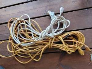 lot 147 image: Two Heavy Extension Cords