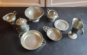 Collection Of Pewter Items