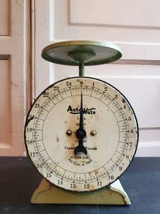 Vintage Autowate 25LB Kitchen Scale