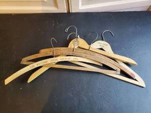 Collection Of Old Wood Collectable Hangers