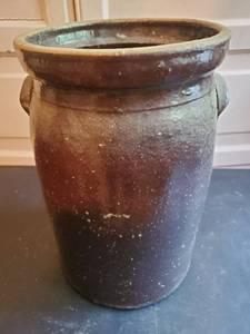 Old Unmarked Stoneware Crock Butter Churn Umbrella Stand