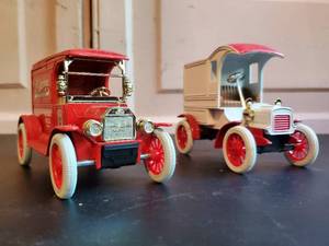 Two Vintage ERTL Car Banks