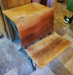 Old School Wood Desk