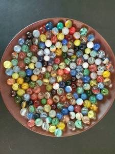 Collection Of Vintage Marbles