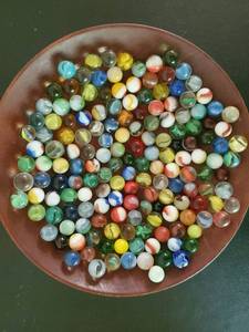 Collection Of Vintage Marbles
