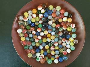 Collection Of Vintage Marbles