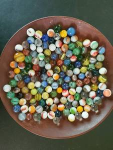 Collection Of Vintage Marbles