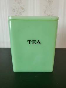 Vintage Jadeite Tea Canaster