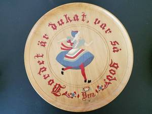 Two Vintage Norwegian Serving Trays