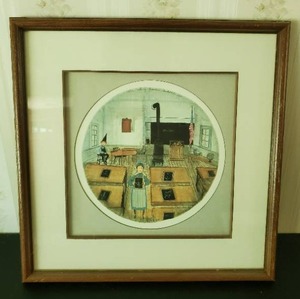 signed And Numbered Print The Long Gone School By P. Buckley Moss