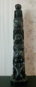 Vintage Wood Totem Pole
