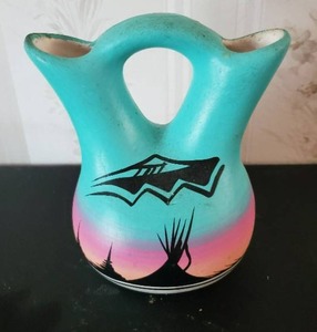 Southwest Style Pottery Wedding Vase