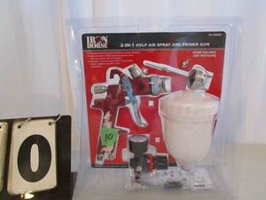 lot 10 image: Iron Horse 2-in-1 HVLP Air Spray & Primer Gun