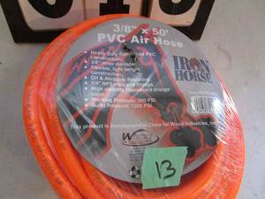 lot 13 image: Iron Horse 38 x 50 ft PVC Air Hose