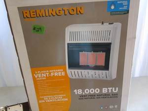 lot 29 image: Remington 18,000 BTU Heater - Natural Gas