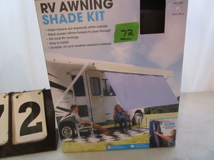 lot 72 image: Camco RV Awning Shade Kit