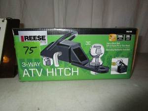 lot 75 image: Reese 3-Way ATV Hitch