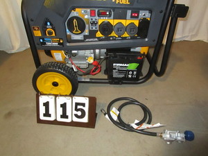 lot 115 image: Fireman Dual Fuel Generator