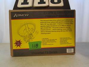 lot 118 image: Armor Pressure Washer Pump - 3000 psi