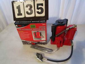 lot 135 image: ATE Tools 20 Ton Air Hydraulic Bottle Jack