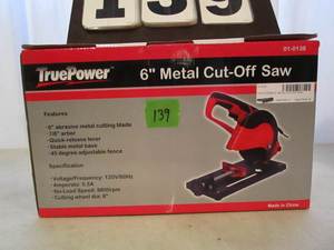 lot 139 image: True Power 6 Metal Cut Off Saw