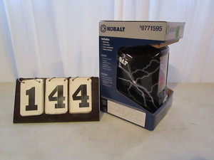 lot 144 image: Kobalt Variable Shade Auto Darkening Welding Helmet
