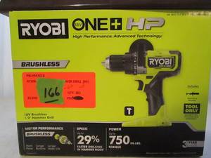lot 166 image: Ryobi Cordless 12 Hammer Drill