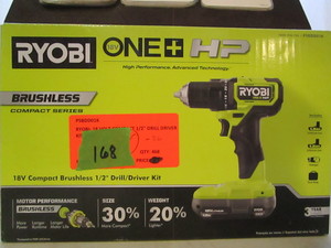 lot 168 image: Ryobi Cordless 12 Drill-Driver Kit