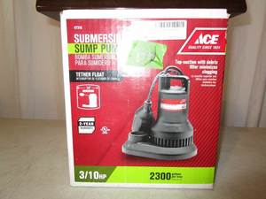 lot 177 image: Ace Submersible Sump Pump