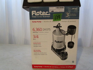 lot 179 image: Flotee Sump Pump