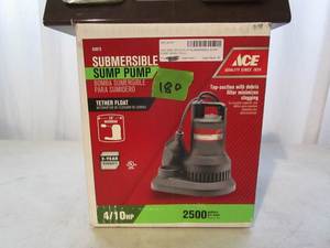 lot 180 image: Ace Submersible Sump Pump