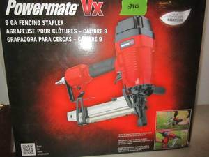 lot 210 image: Powermate VX 9 Gauge Fencing Stapler